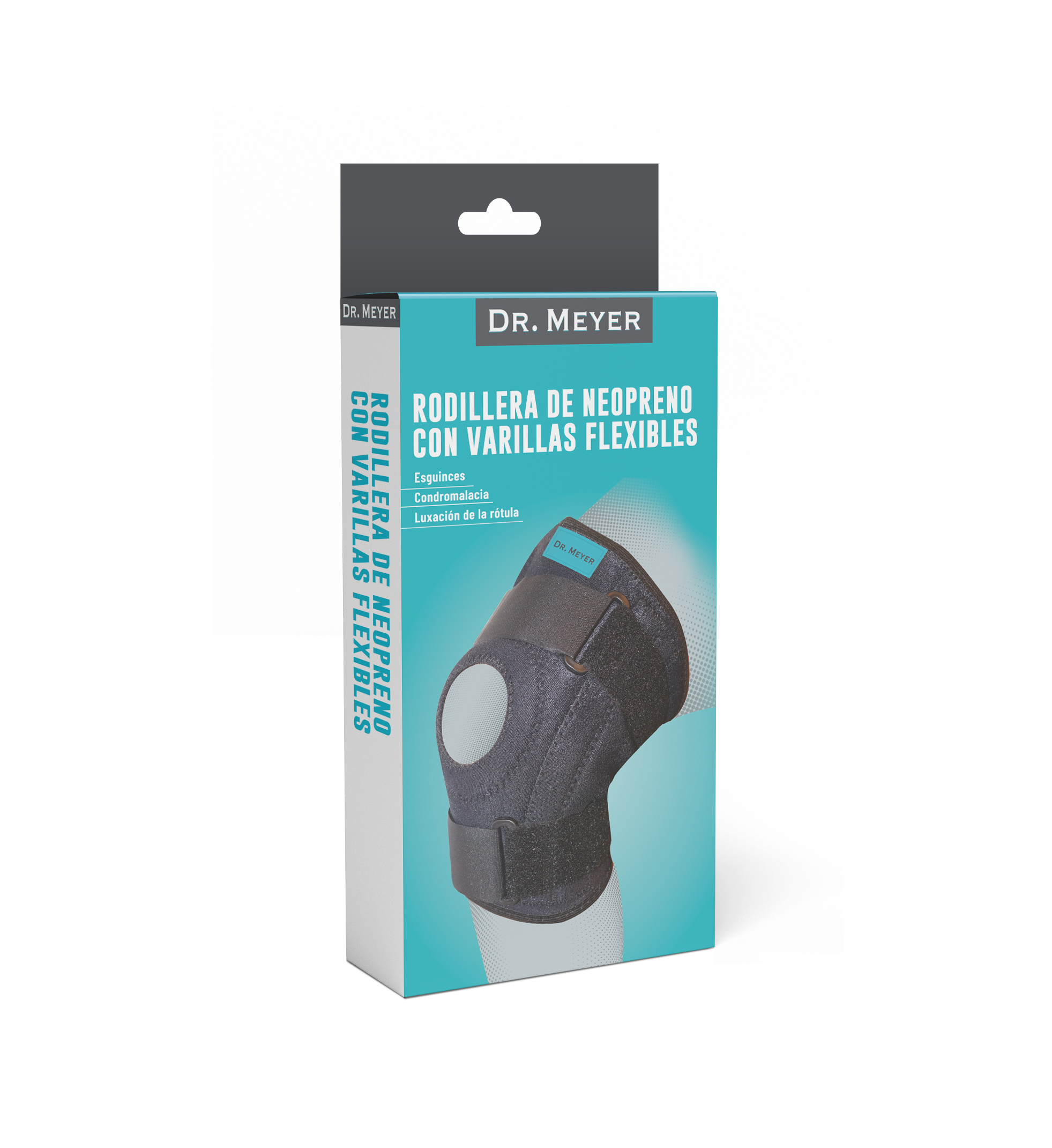 RODILLERA DE NEOPRENO CON VARILLAS FLEXIBLES