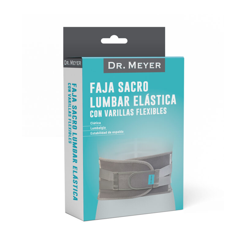 FAJA SACRO LUMBAR ELÁSTICA CON VARILLAS FLEXIBLES
