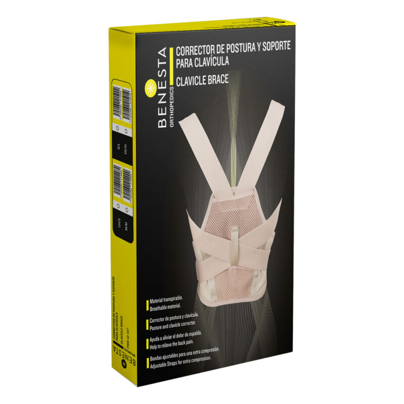 CORRECTOR DE POSTURA Y SOPORTE PARA CLAVÍCULA