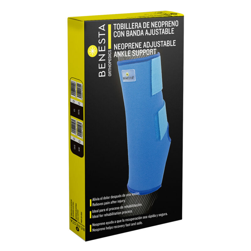 TOBILLERA DE NEOPRENO CON BANDA AJUSTABLE