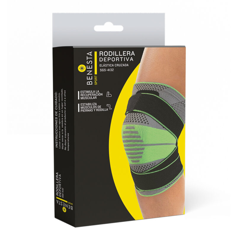 RODILLERA DEPORTIVA ELÁSTICA CRUZADA
