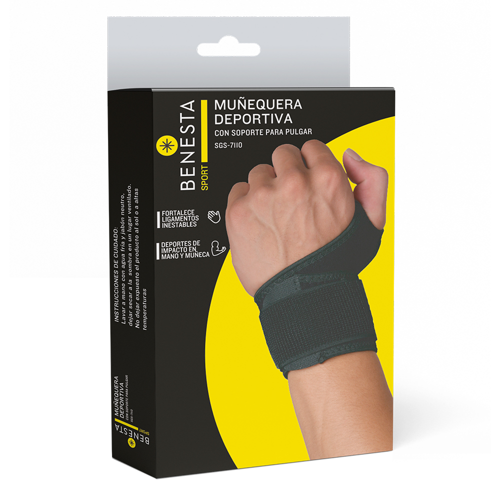 MEÑEQUERA DEPORTIVA CON SOPORTE PARA PULGAR